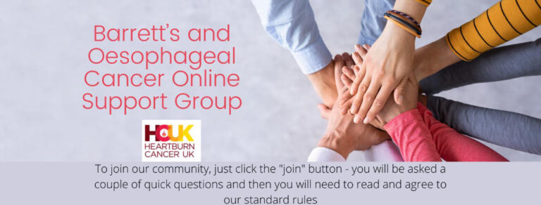 Barrett's and Oesophageal Cancer Online Support Group