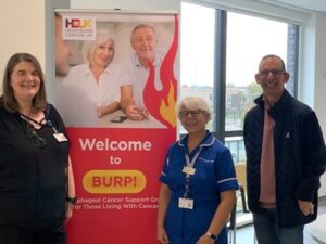 Donna, Rebecca and Jake from the BURP Support Group