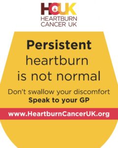 fuel pump advert Oesophageal Cancer Awareness Month 2025