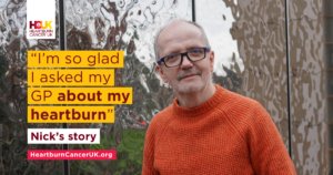 Oesophageal cancer story - Nick - heartburn - landscape social media image
