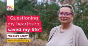 Oesophageal cancer story - Nicola - square social media image