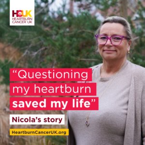 Oesophageal cancer story - Nicola - square social media image