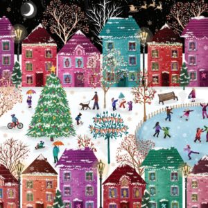 Christmas Village Fun- Pack of 10 Charity Christmas Cards